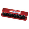 9 Piece SAE Impact Socket Set