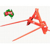 3 Point Or Quick Hitch Folding Hay Bale Spike Carrier Tines 1100mm CAT 2