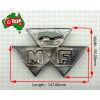 Chrome Emblem Triangle Massey Ferguson 65 & 765