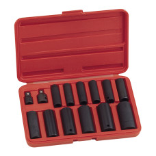 15 Piece Metric Deep Impact Socket Set