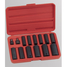 15 Piece SAE Deep Impact Socket Set