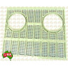Tractor Plastic Front Grille With Light Holes Ford 2000, 3000, 4000, 5000, 7000, 7100, 7200